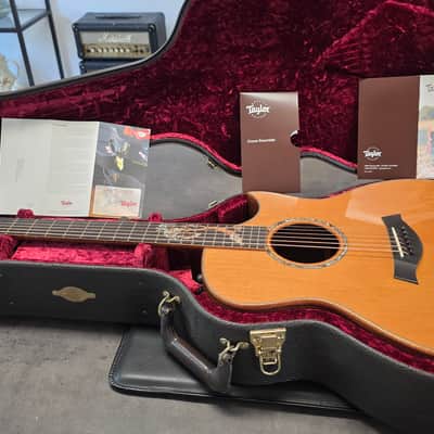 Taylor GS Custom Shop Grand Symphony 1 of 1 Tree Inlay Flame Hawaiian KOA and Hand Select Rosewood Masterbuilt Master Built Presentation American BTO Built-to-Order USA Acoustic-Electric Guitar image 2