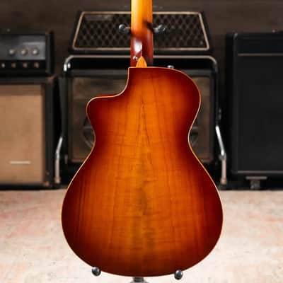 Taylor Custom Grand Concert Nylon #12941 Sinker Redwood/Figured Ironbark Acoustic/Electric Guitar with Hardshell Case image 7