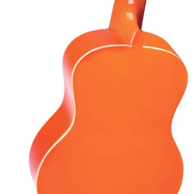 ORTEGA RUGA-ORG Gaucho Serie Tenor Ukulele 4 String - Orange + Bag image 8