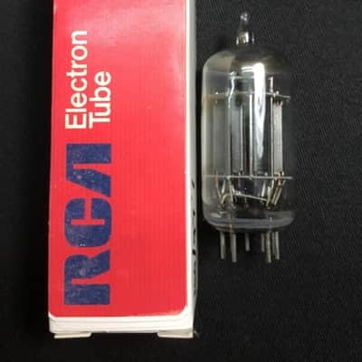 RCA 5687 Black Plates AUDIO PREAMPLIFIER VACUUM TUBE Tested USA 4.2923-D image 2