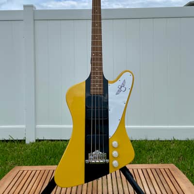 Gibson Thunderbird Bass, Thunderbee Yellow and Black | Factory Modified image 2
