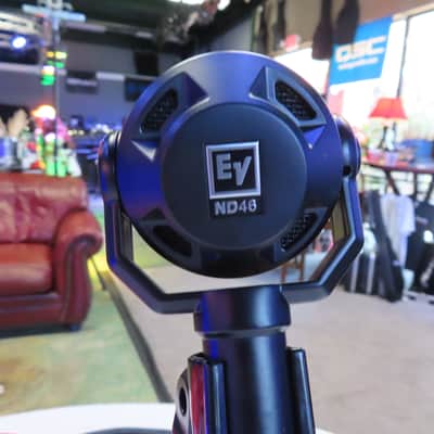Electro-Voice ND46 Supercardioid Dynamic Microphone with Pivoting Head 2016 - Present - Black image 1