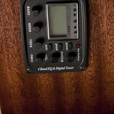 Washburn WG7SCE Harvest Series Grand Auditorium Cutaway Solid Spruce Top Mahogany Neck Acoustic-Electric Guitar image 7