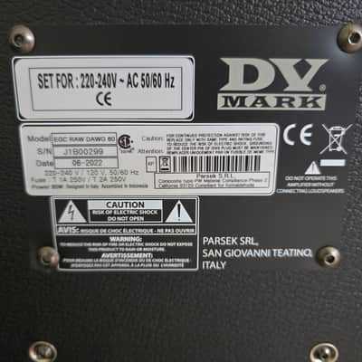 DV Mark 'Raw Dawg' Eric Gales 60w Combo 2022 - Black Tolex image 4