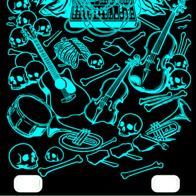 Darklord Modular Glow Blank - Cyan image 1