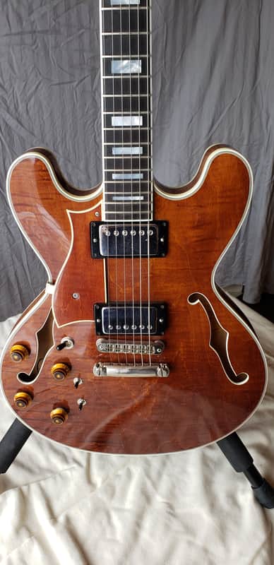Heritage Prospect Blues Dlx - Ed Roman edition 2003 - Burnt Amber, Left-handed image 1