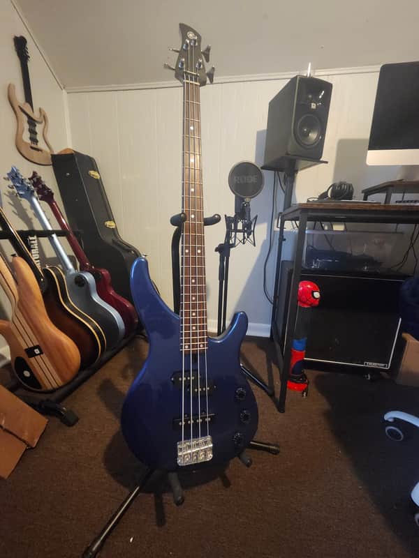 Yamaha TRBX174 4-String Bass 2010s - Blue Metallic