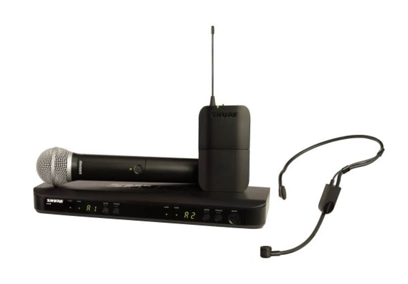 Shure Shure BLX1288/PGA31-H11 Wireless Combo System with PG58 Handheld PGA31 Headset. H11 Band