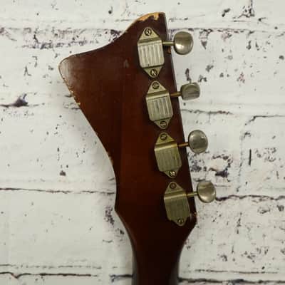 1960s Kay Model K5935 Deluxe 4-String Electric Bass Guitar W/ All Original Parts image 8