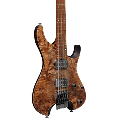 Ibanez Quest Standard Q52PB-ABS 6-String Headless Solid Body Electric Guitar, Right-Handed, Antique Brown Stained image 6