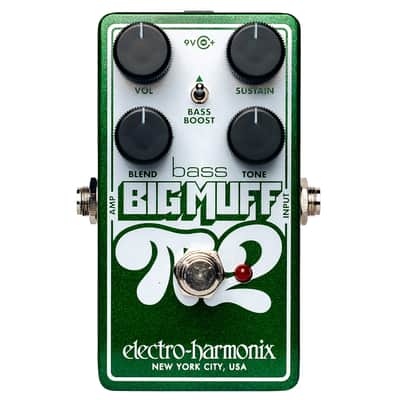 New Electro-Harmonix EHX Bass Big Muff Pi 2 Dual Op-Amp Fuzz Guitar Effect Pedal image 1