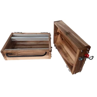 4U / 56hp LUNA Eurorack Case + LID • Walnut • Rails + Trheaded strips • Unpowered • Ready to ship image 5