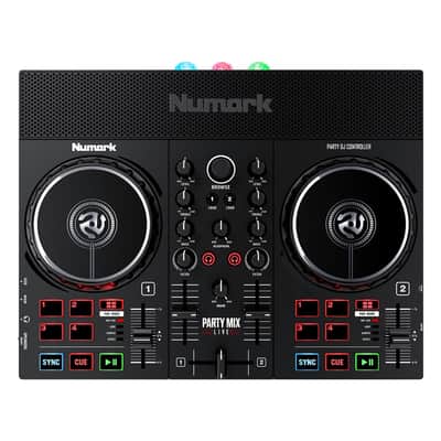 Numark Party Mix Live DJ Controller with Built In Light Show and Speakers image 1
