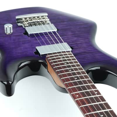 Music Man Luke 4 HH Maple Top Purple Slushie image 9