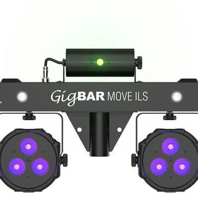 (2) Chauvet DJ GIGBAR MOVE ILS Moving Head/Derby/Wash/Laser/Strobe Lights+Hazer image 6
