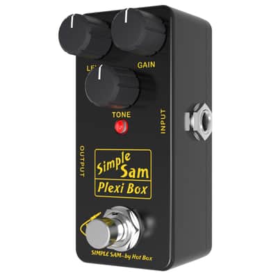 Simple Sam Plexi Box BRIT Amp Sim Distortion Guitar FX Pedal Astonishing Tone image 3