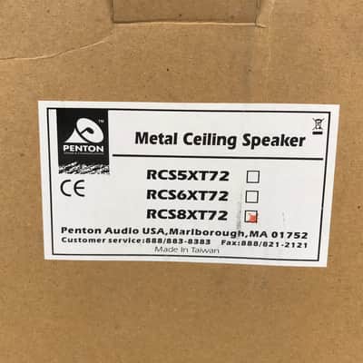 Penton RCS8XT72 Coaxial, 8" Cone Ceiling Speaker image 2