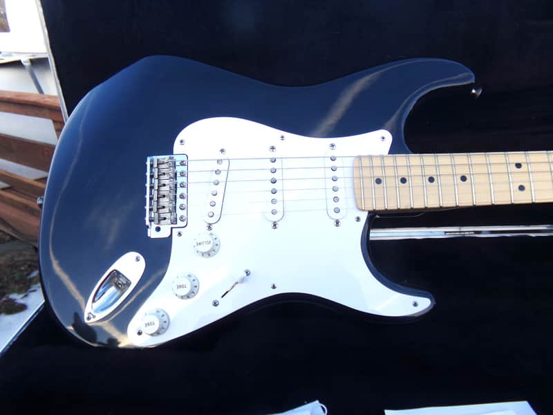 2014 Fender Eric Clapton 'Blackie' Stratocaster w/Seymour Duncan and other replacement pickups