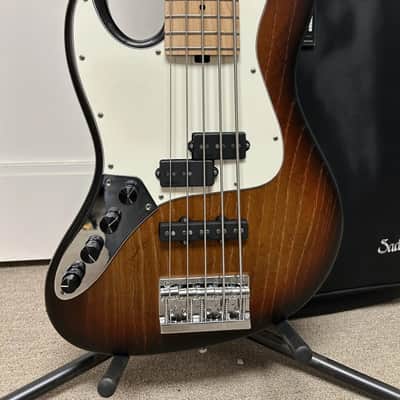 Sadowsky MetroLine 21-Fret Vintage P/J Bass 5 String Left Handed - Almond Sunburst Transparent Satin image 2