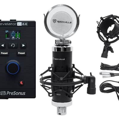 Presonus Revelator io44 USB Audio Recording Interface Mixer/Effects+Microphone image 1