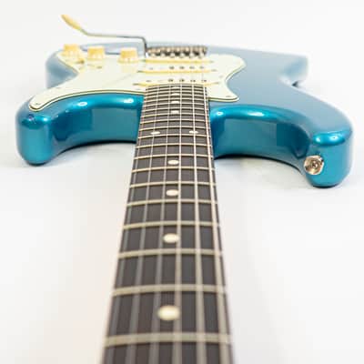 2016 Fender Stratocaster MIM Lake Placid Blue w/ Rosewood FB, OG Fender Gigbag image 13