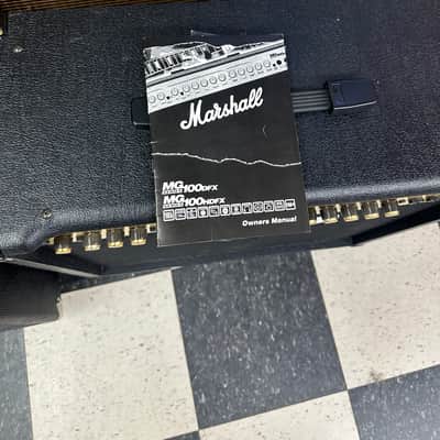 Marshall MG MG100DFX 2-Channel 100-Watt 1x12 Solid State Guitar Combo 2004 - 2008 - Black image 9