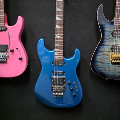 Charvel Model 4 HSS with Rosewood Fretboard 1986 - 1989 - Cobalt Blue image 1