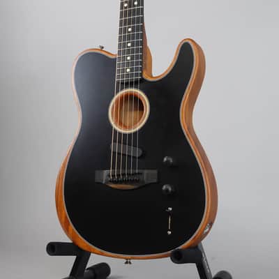 Fender American Acoustasonic Telecaster W/Gig Bag - Black (Used) image 4