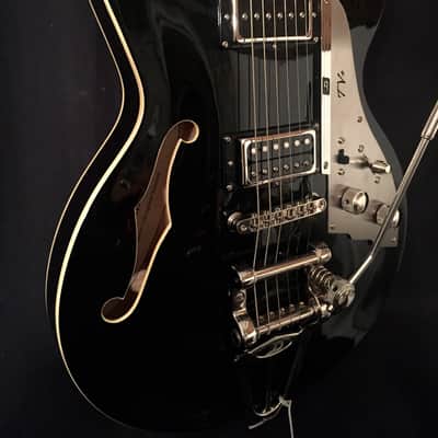 Duesenberg Starplayer TV Plus Black - Pickups plus Piezo! image 1