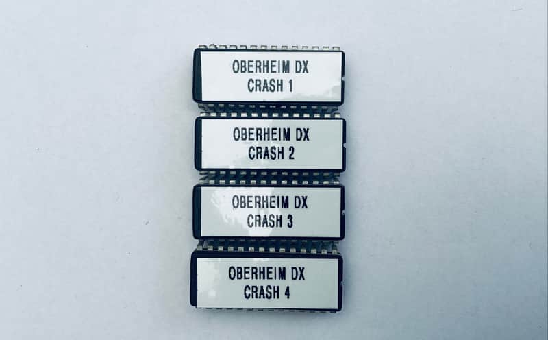 Stock Crash Cymbal EPROM Set For The Oberheim DX image 1