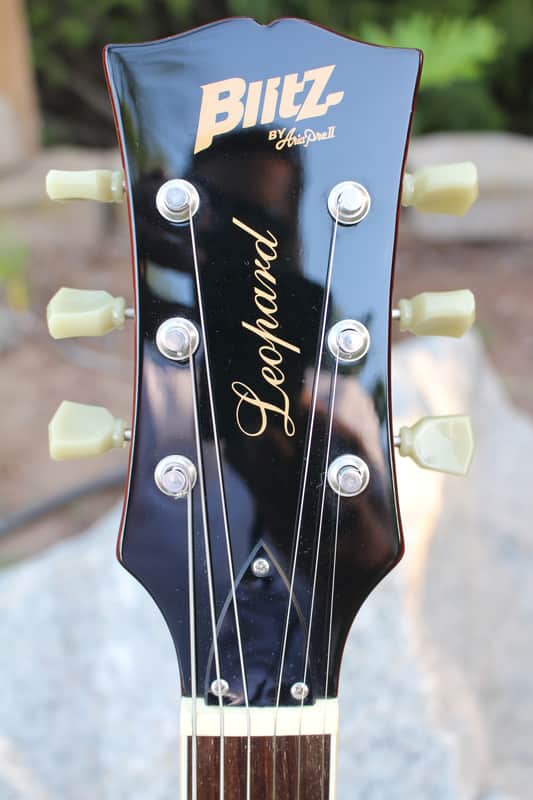 ギター Blitz by Aria Pro II Leopard Aria Pro II Blitz Leopard - Les Paul Copy FOR SALE – Soundgas