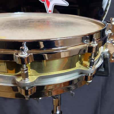 Steve Ferrone's Tom Petty and The Heartbreakers, Pearl - 3.5x14" Brass Free Floating Piccolo Snare Drum 1990's image 11