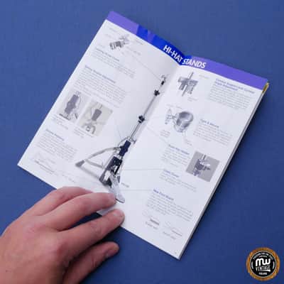 Yamaha Drums System Hardware Catalog RARE image 8