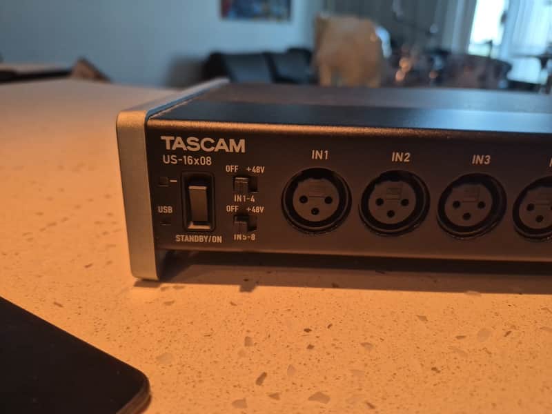 TASCAM US-16x08 USB Audio Interface 2014 - Present - Black image 1