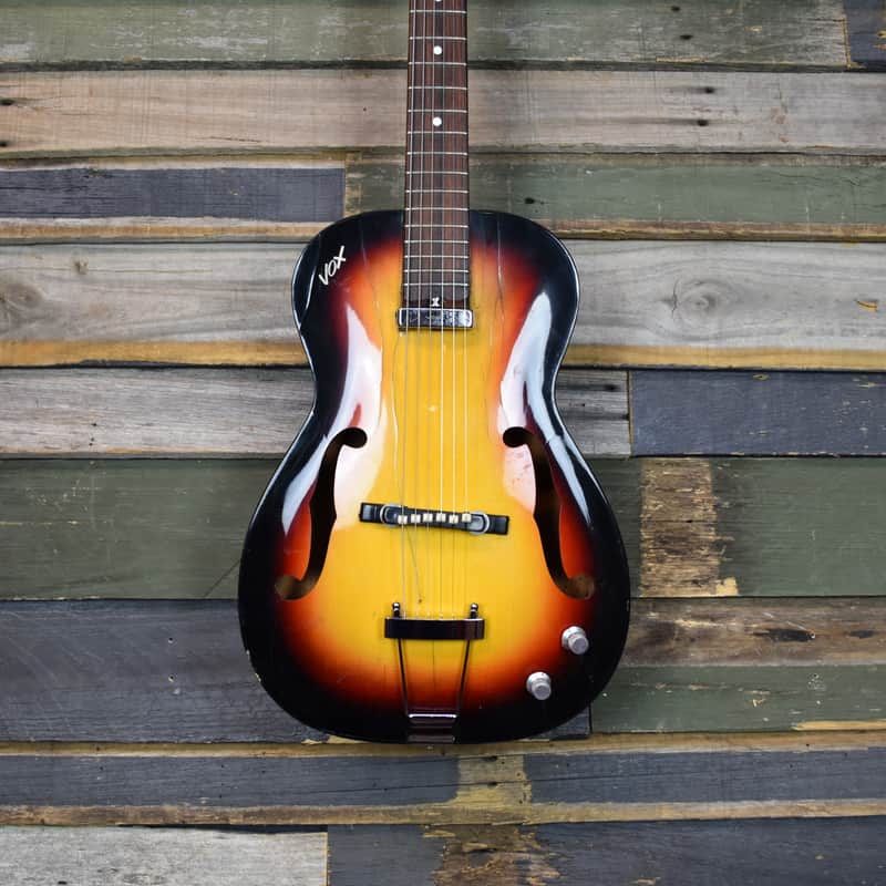 1960’s Vox Student Prince Hollow-body Guitar Sunburst