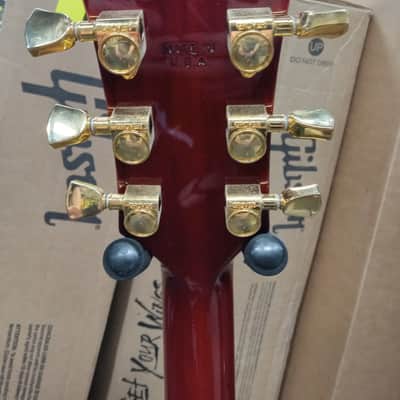 Gibson Les Paul Supreme in Cherry Sunburst (2003) 1st Year Gold Frets Fancy Binding! image 9