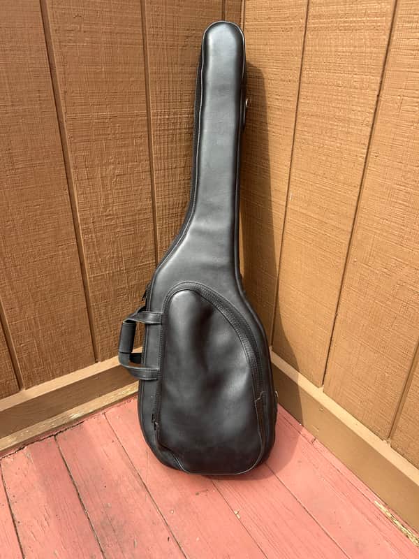 Cronkhite Leather Gig Bag for Zon VB Bass Guitar - Black Leather image 1
