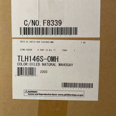 Tama Star Solid Mahogany Snare Drum 6x14” Oiled Natural Mahogany (TLH146S-OMH) image 14
