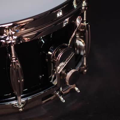 Slingerland 14" x 5.5" Studio King Snare Drum, Del Norte Black, Nickel Hardware image 3
