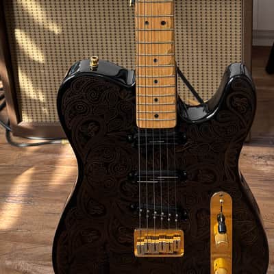 Fender James Burton US Signature Telecaster 1990 - 2006 - Black with Gold Paisley image 10