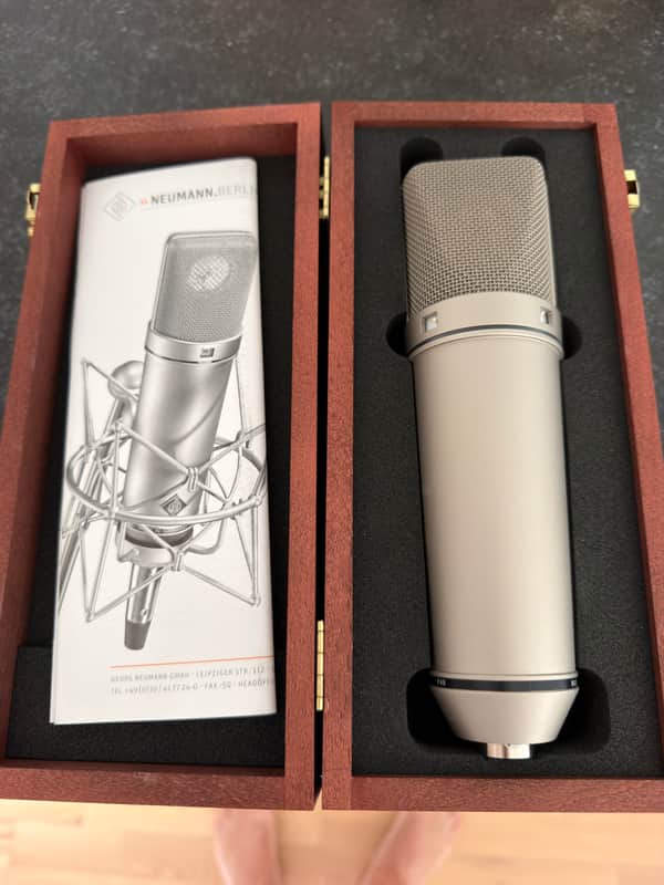 Neumann U 87 Ai Large Diaphragm Multipattern Condenser Microphone 1986 - Present - Nickel image 1