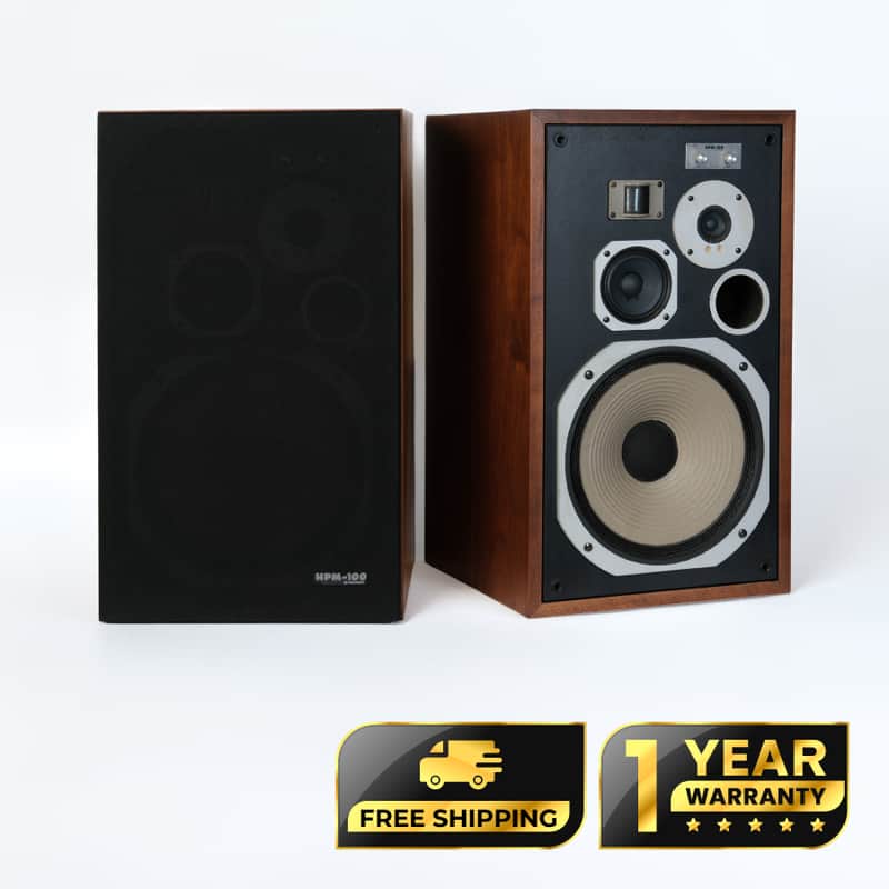 Pioneer HPM-100 4-Way 12-Inch 200W Speakers (Pair) – Restored – 1-Year Warranty image 1