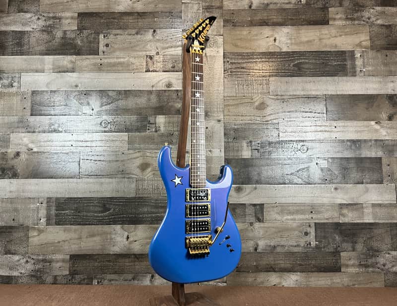 Kramer Richie Sambora Signature Jersey Star Rare Blue Finish Made