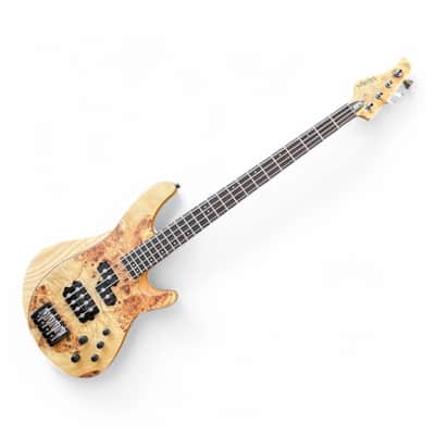 Schecter Reaper-4 Bass Guitar - Natural Satin image 5
