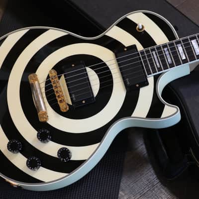 2010 Gibson Custom Shop Les Paul Zakk Wylde Signed Signature Electric Guitar Bullseye + COA OHSC image 3