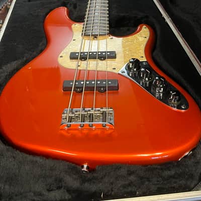 Fender Jazz Bass Deluxe 2005 - Candy Tangerine image 5