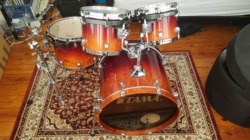Tama Starclassic Early 2000s Made in Japan - Dark Cherry Fade. Includes cases and stand. image 1