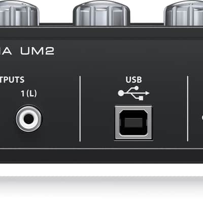 Behringer UM2 Audiophile 2x2 USB Audio Interface With XENYX Mic Preamplifier image 9