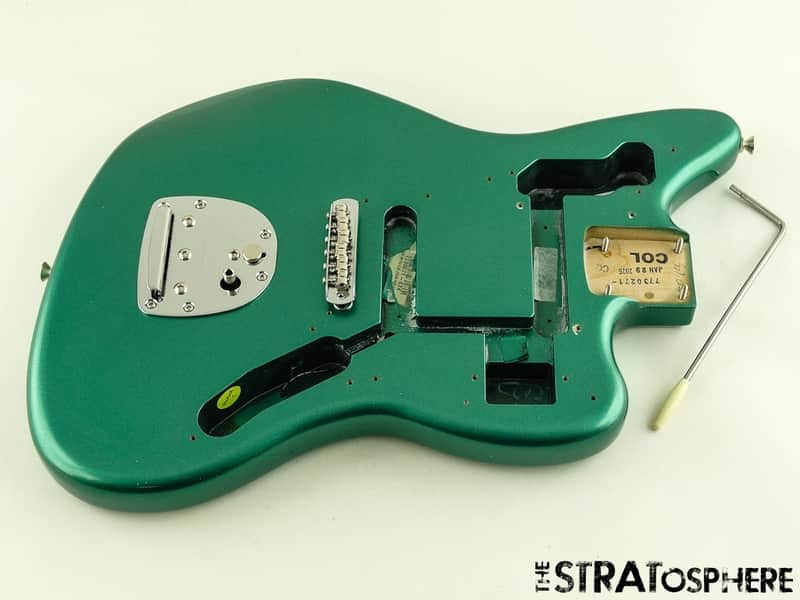 Fender American Professional Classic Jaguar BODY +HARDWARE Faded Sherwood Green image 1