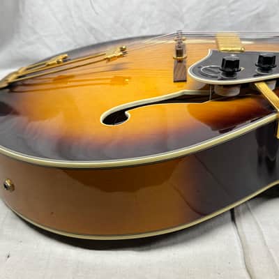 Epiphone Emperor Archtop Hollowbody Guitar with Case 1996 - Antique Sunburst image 18